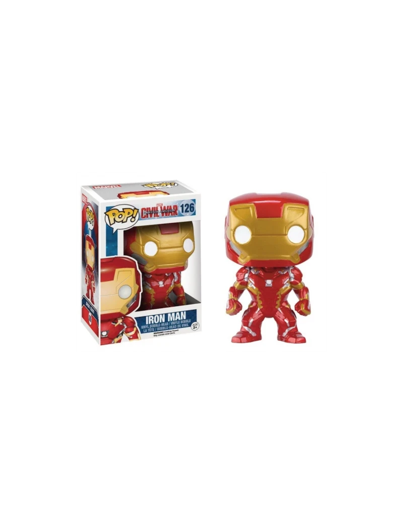 MARVEL CIVIL WARS - POP N° 126 - Iron Man Funko 1 - Culture-Pop-France MARVEL CIVIL WARS - POP N° 126 - Iron Man Funko 1 - Culture-Pop-France