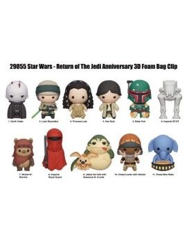 STAR WARS - Le Retour du Jedi - 3D Foam Bag Clip (Display 24 Pcs) Monogram 1 - Culture-Pop-France