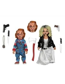 CHUCKY - Clothed Chucky & Tiffany - Figurined articulée 14cm Neca 1 - Culture-Pop-France