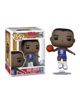 NBA Legends - POP N° 138 - Magic Johnson (Blue All star uni 1991) Funko 1 - Culture-Pop-France