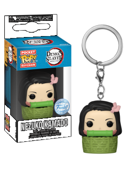 DEMON SLAYER - Pocket Pop Keychains - Nezuko in Basket Funko 1 - Culture-Pop-France