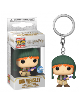 HARRY POTTER HOLIDAY - Pocket Pop Keychains - 20ème Ann - Ron Funko 1 - Culture-Pop-France