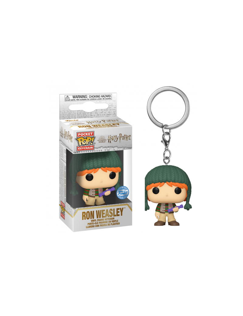 HARRY POTTER HOLIDAY - Pocket Pop Keychains - 20ème Ann - Ron Funko 1 - Culture-Pop-France HARRY POTTER HOLIDAY - Pocket Pop Keychains - 20ème Ann - Ron Funko 1 - Culture-Pop-France