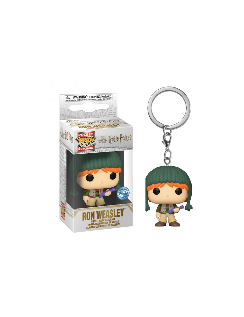 HARRY POTTER HOLIDAY - Pocket Pop Keychains - 20ème Ann - Ron Funko 1 - Culture-Pop-France HARRY POTTER HOLIDAY - Pocket Pop Keychains - 20ème Ann - Ron Funko 1 - Culture-Pop-France