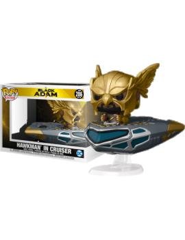 BLACK ADAM POP Ride Super DLX N° 286 - Black Adam - Hawkman in Cruiser Funko 1 - Culture-Pop-France