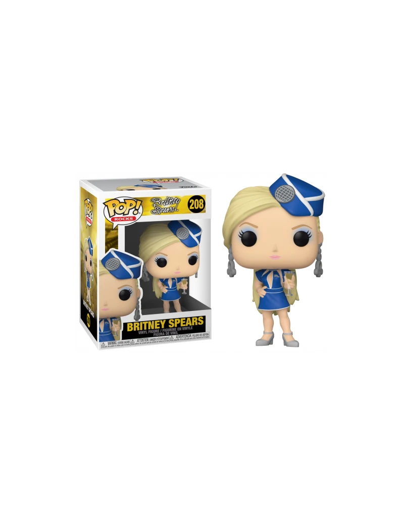 BRITNEY SPEARS - POP N° 208 - Stewardess Funko 1 - Culture-Pop-France BRITNEY SPEARS - POP N° 208 - Stewardess Funko 1 - Culture-Pop-France