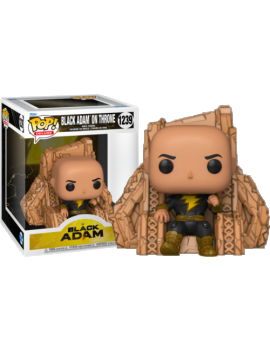 BLACK ADAM - POP JUMBO 10'' N° 1239 - Black Adam on Throne Funko 1 - Culture-Pop-France