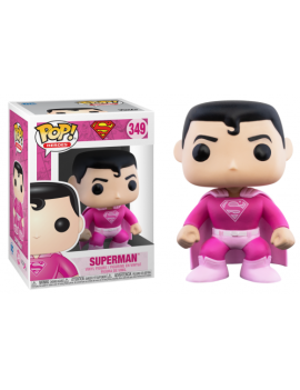 DC COMICS - POP N° 349 - Superman Breast Cancer Funko 1 - Culture-Pop-France