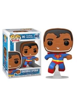 DC COMICS HOLIDAY - POP N° 443 - Gingerbread Superman Funko 1 - Culture-Pop-France