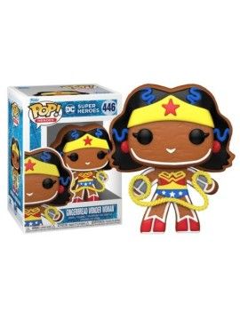 DC COMICS HOLIDAY - POP N° 446 - Gingerbread Wonder Woman Funko 1 - Culture-Pop-France