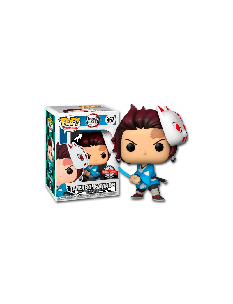 DEMON SLAYER - POP N° 867 - Tanjiro Kamado w/Mask SPECIAL EDITION Funko 1 - Culture-Pop-France DEMON SLAYER - POP N° 867 - Tanjiro Kamado w/Mask SPECIAL EDITION Funko 1 - Culture-Pop-France