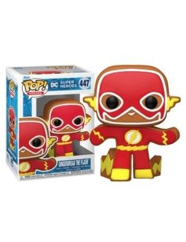 DC COMICS HOLIDAY - POP N° 447 - Gingerbread Flash Funko 1 - Culture-Pop-France