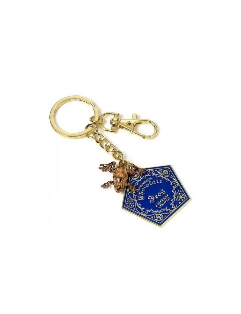 HARRY POTTER - Chocolate Frog - Porté-clés plaqué or 1 - Culture-Pop-France HARRY POTTER - Chocolate Frog - Porté-clés plaqué or 1 - Culture-Pop-France