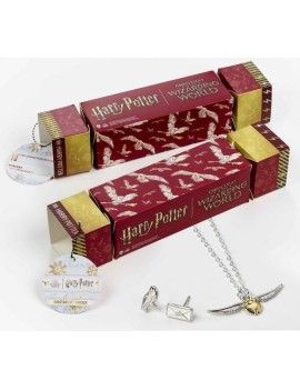 HARRY POTTER - Cracker Cadeau - Collier & Boucles d'Oreilles Hedwig 1 - Culture-Pop-France