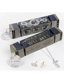 HARRY POTTER - Cracker Cadeau - Collier & Boucles d'Oreilles Lunettes 1 - Culture-Pop-France
