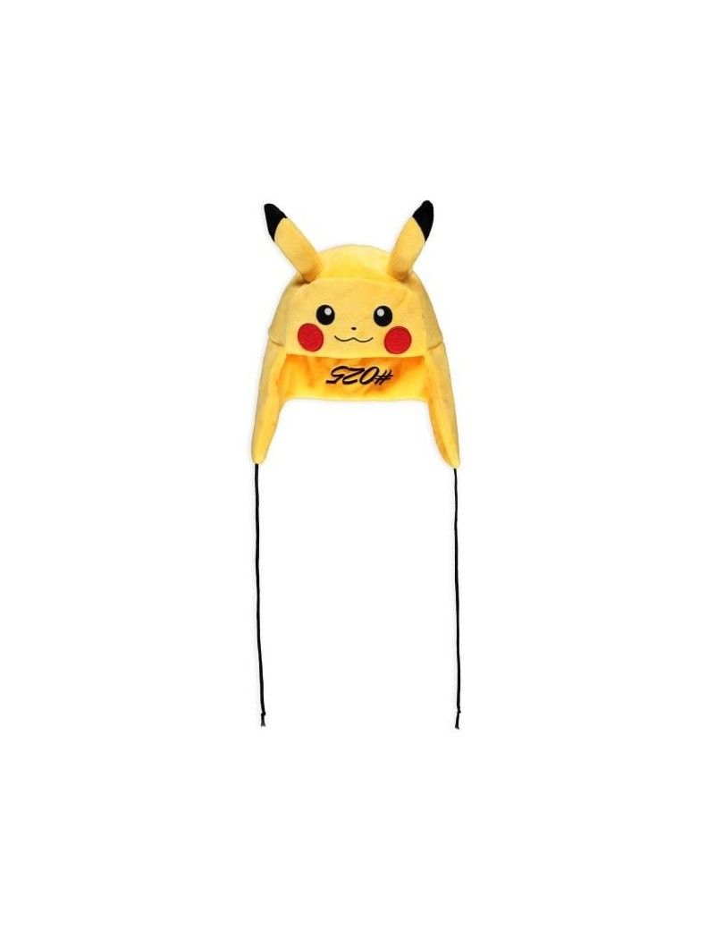 POKEMON Pikachu - 56 cm - Bonnet Trapper Novelty Difuzed 1 - Culture-Pop-France POKEMON Pikachu - 56 cm - Bonnet Trapper Novelty Difuzed 1 - Culture-Pop-France
