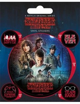 STRANGER THINGS - One Sheet - Stickers en vinyle Pyramid 1 - Culture-Pop-France