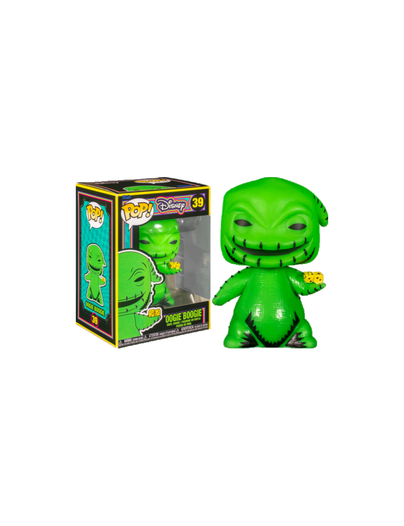 NIGHTMARE BEFORE CHRISTMAS - POP N° 39 - Blacklight - Oogie Funko 1 - Culture-Pop-France NIGHTMARE BEFORE CHRISTMAS - POP N° 39 - Blacklight - Oogie Funko 1 - Culture-Pop-France