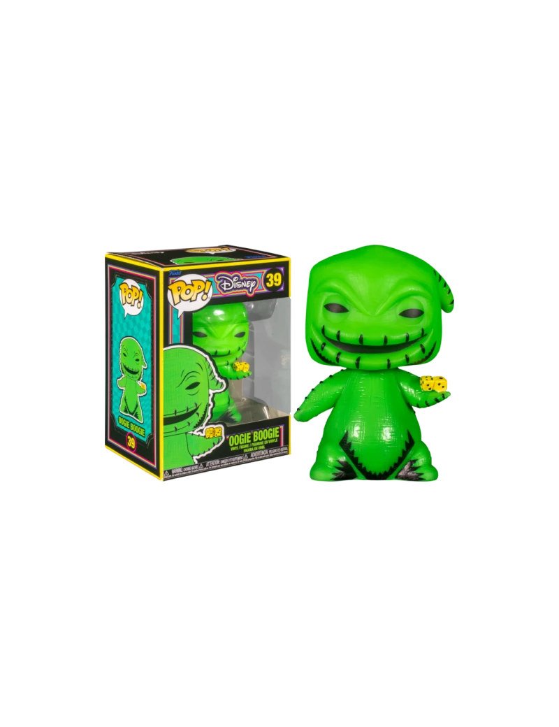 NIGHTMARE BEFORE CHRISTMAS - POP N° 39 - Blacklight - Oogie Funko 1 - Culture-Pop-France NIGHTMARE BEFORE CHRISTMAS - POP N° 39 - Blacklight - Oogie Funko 1 - Culture-Pop-France