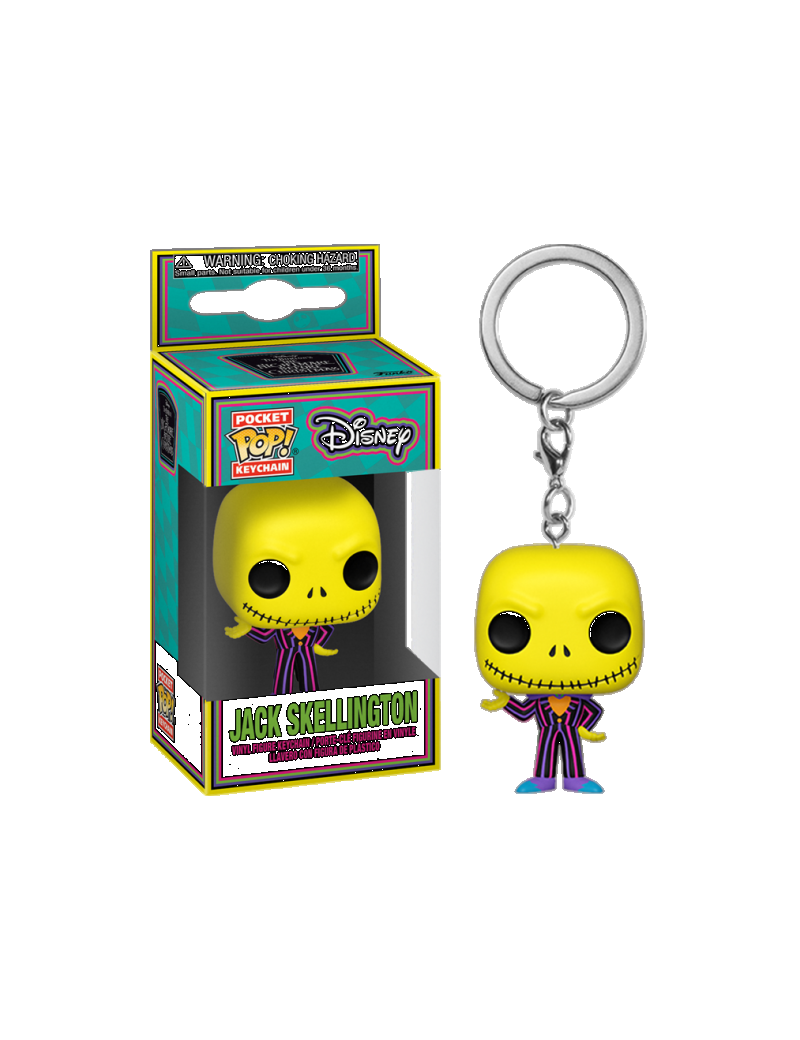 NIGHTMARE BEFORE CHRISTMAS - Pocket Pop Keychains - Blacklight Jack Funko 1 - Culture-Pop-France NIGHTMARE BEFORE CHRISTMAS - Pocket Pop Keychains - Blacklight Jack Funko 1 - Culture-Pop-France