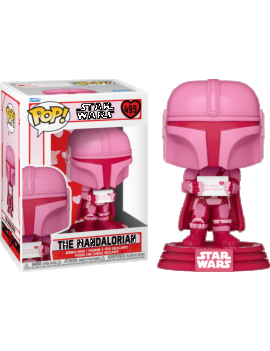 STAR WARS - POP N° 495 - Valentines - Mandalorian Funko 1 - Culture-Pop-France