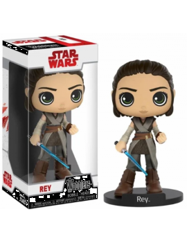 STAR WARS The Last Jedi - Wacky Wobbler - Rey - 16cm Funko 1 - Culture-Pop-France