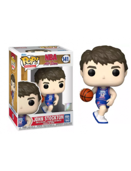 NBA Legends- POP N° 141 - John Stockton (Blue All star uni 1992) Funko 1 - Culture-Pop-France