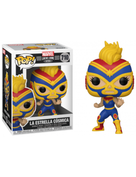 MARVEL - POP N° 710 - Lucha Libre Captain Marvel Funko 1 - Culture-Pop-France