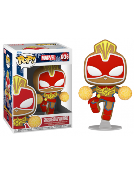 MARVEL - POP N° 936 - Gingerbread Captain Marvel Funko 1 - Culture-Pop-France