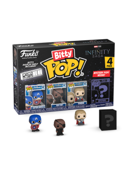 MARVEL - Bitty Pop 4 Pack 2.5cm - Captain America Funko 1 - Culture-Pop-France