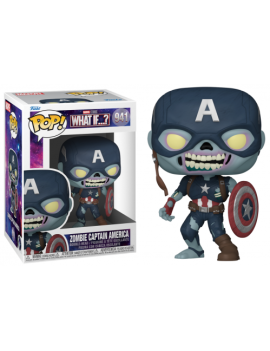 MARVEL WHAT IF - POP N° 941 - Zombie Captain America Funko 1 - Culture-Pop-France