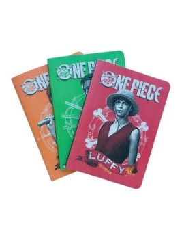 ONE PIECE NETFLIX - Pack de 3 Notebooks - Format A5 1 - Culture-Pop-France