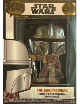 STAR WARS - Pop Large Enamel Pin N° 48 - The Mandalorian Funko 1 - Culture-Pop-France