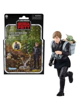 STAR WARS - Luke & Grogu - 2 Pack Figurine Vintage Collection 10cm Hasbro 1 - Culture-Pop-France