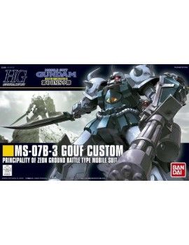 GUNDAM - HGUC 1/144 GOUF Custom - Model Kit - 13cm Bandai Model Kit 1 - Culture-Pop-France