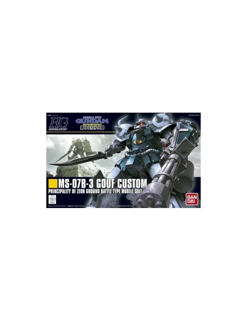 GUNDAM - HGUC 1/144 GOUF Custom - Model Kit - 13cm Bandai Model Kit 1 - Culture-Pop-France GUNDAM - HGUC 1/144 GOUF Custom - Model Kit - 13cm Bandai Model Kit 1 - Culture-Pop-France