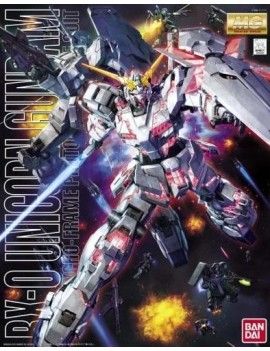 GUNDAM - Model Kit - MG 1/100 - Unicorn Gundam - 18 CM Bandai Model Kit 1 - Culture-Pop-France