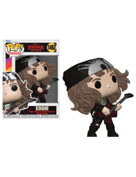 STRANGER THINGS S4 - POP TV N° 1462 - Chasseur Eddie avec Guitare Funko 1 - Culture-Pop-France
