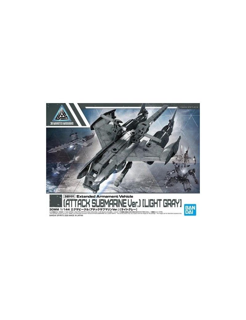 30MM - 1/144 Extended Armament Vehicle (Submarine Gray) - Model Kit Bandai Model Kit 1 - Culture-Pop-France 30MM - 1/144 Extended Armament Vehicle (Submarine Gray) - Model Kit Bandai Model Kit 1 - Culture-Pop-France