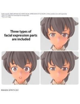 30MS - Option Face Parts Facial Expression Set 6 (Color C) - Model Kit Bandai Model Kit 1 - Culture-Pop-France