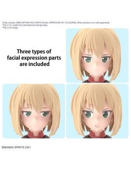 30MS - Option Face Parts Facial Expression Set 5 (Color B) - Model Kit Bandai Model Kit 1 - Culture-Pop-France