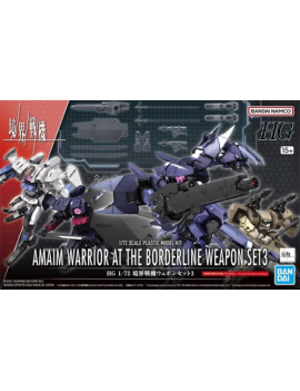 AMAIM -HG 1/72 AMAIM Warrior at the Borderline Weapon Set 3 -Model Kit Bandai Model Kit 1 - Culture-Pop-France