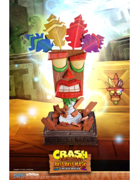 CRASH BANDICOOT - Masque taille réelle Aku Aku - 65cm First4Figures 1 - Culture-Pop-France