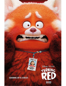 ALERTE ROUGE - Panda Roux Mei - Poster 61x91cm Pyramid 1 - Culture-Pop-France