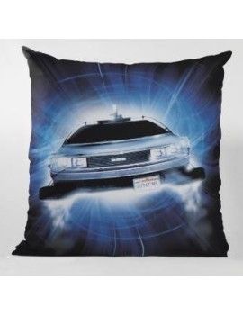 BACK TO THE FUTURE - Coussin carré - Delorean Roads "40x40x1cm" 1 - Culture-Pop-France