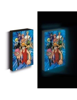 ONE PIECE - Luffy With Friends - Canvas Lumineux 40X30 Cm Pyramid 1 - Culture-Pop-France