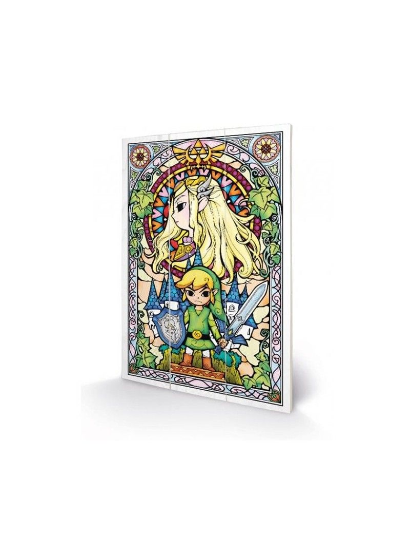 THE LEGEND OF ZELDA - Stained Glass - Impression sur bois 20x29.5 Pyramid 1 - Culture-Pop-France THE LEGEND OF ZELDA - Stained Glass - Impression sur bois 20x29.5 Pyramid 1 - Culture-Pop-France