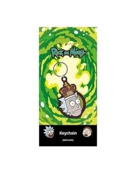 RICK ET MORTY - King of S**t - Porte-clés en caoutchouc Pyramid 1 - Culture-Pop-France