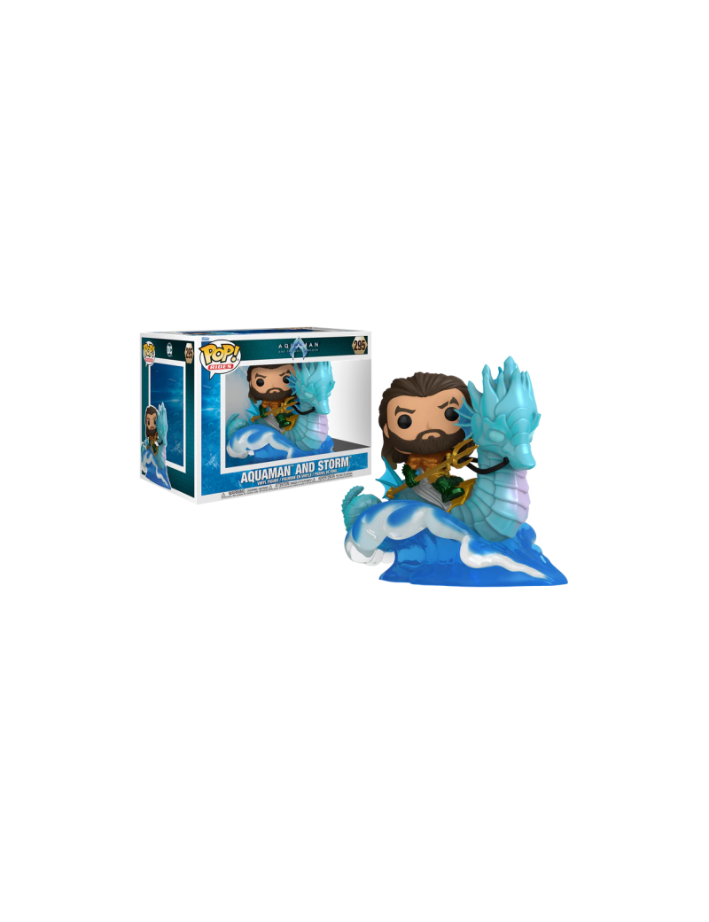 AQUAMAN 2 - POP Ride DLX N° 295 - Aquaman et Storm Funko 1 - Culture-Pop-France AQUAMAN 2 - POP Ride DLX N° 295 - Aquaman et Storm Funko 1 - Culture-Pop-France
