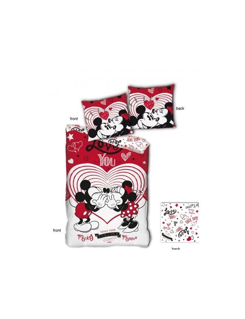 DISNEY - Parure de lit 140x200cm - Love You '100% microfibre' AyMax 1 - Culture-Pop-France DISNEY - Parure de lit 140x200cm - Love You '100% microfibre' AyMax 1 - Culture-Pop-France